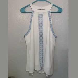 CATO HIGH LOW LOOSE FIT TANK TOP SIZE LARGE